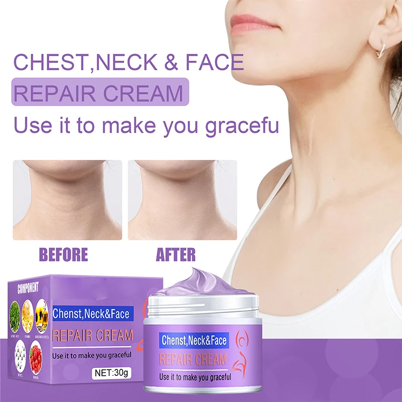 

Neck Firming Cream Fades Neck Wrinkles Moisturizing Gel Firming Lifting Neck Skin Body Skincare Neck Cream for Women Men 30g
