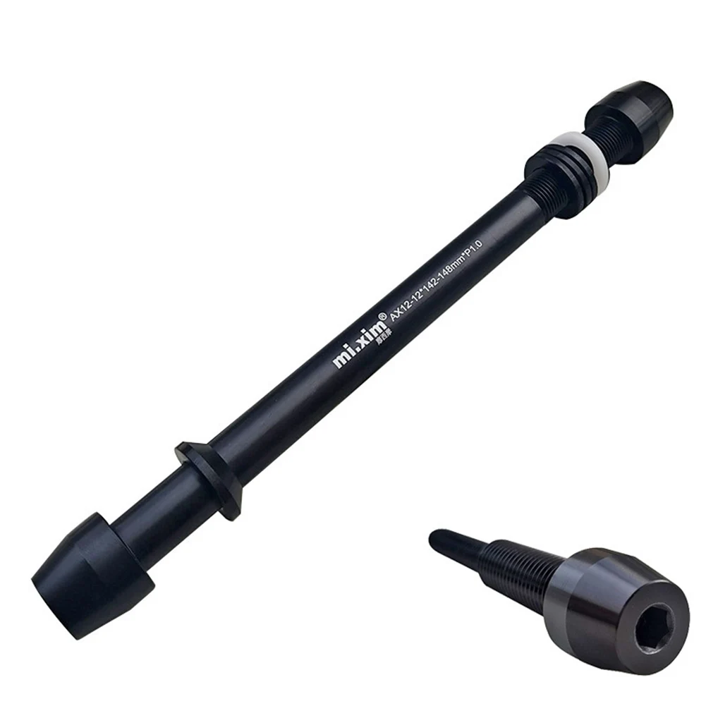 

Bike Trainer Thru Axle Skewer 12x142-148mm P1.0/P1.5/P1.75 Bicycle Indoor Thru Axle Lever Accessories Sports MTB Bike Trainer