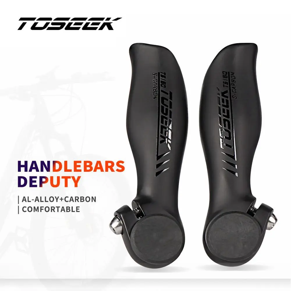 

1 пара, карбоновые наконечники для руля велосипеда, 22,2 мм