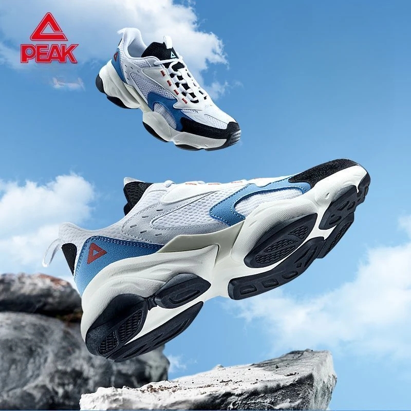 Кроссовки PEAK Мужские сетчатые повседневная обувь для путешествий дышащие
