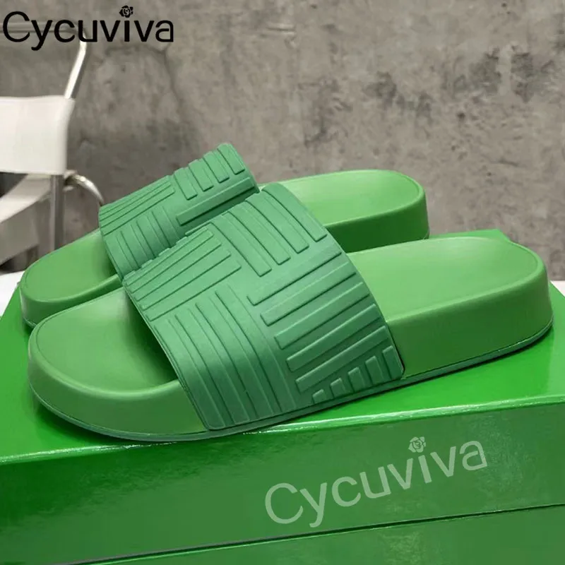 Шлепанцы пляжные для женщин и мужчин брендовые сандалии на плоской толстой