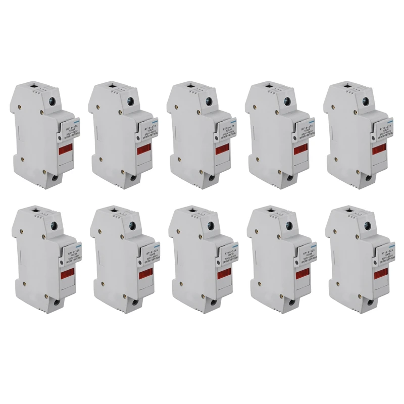 

10X Φ AC 380V 32A 1 Pole 10x38mm DIN Rail