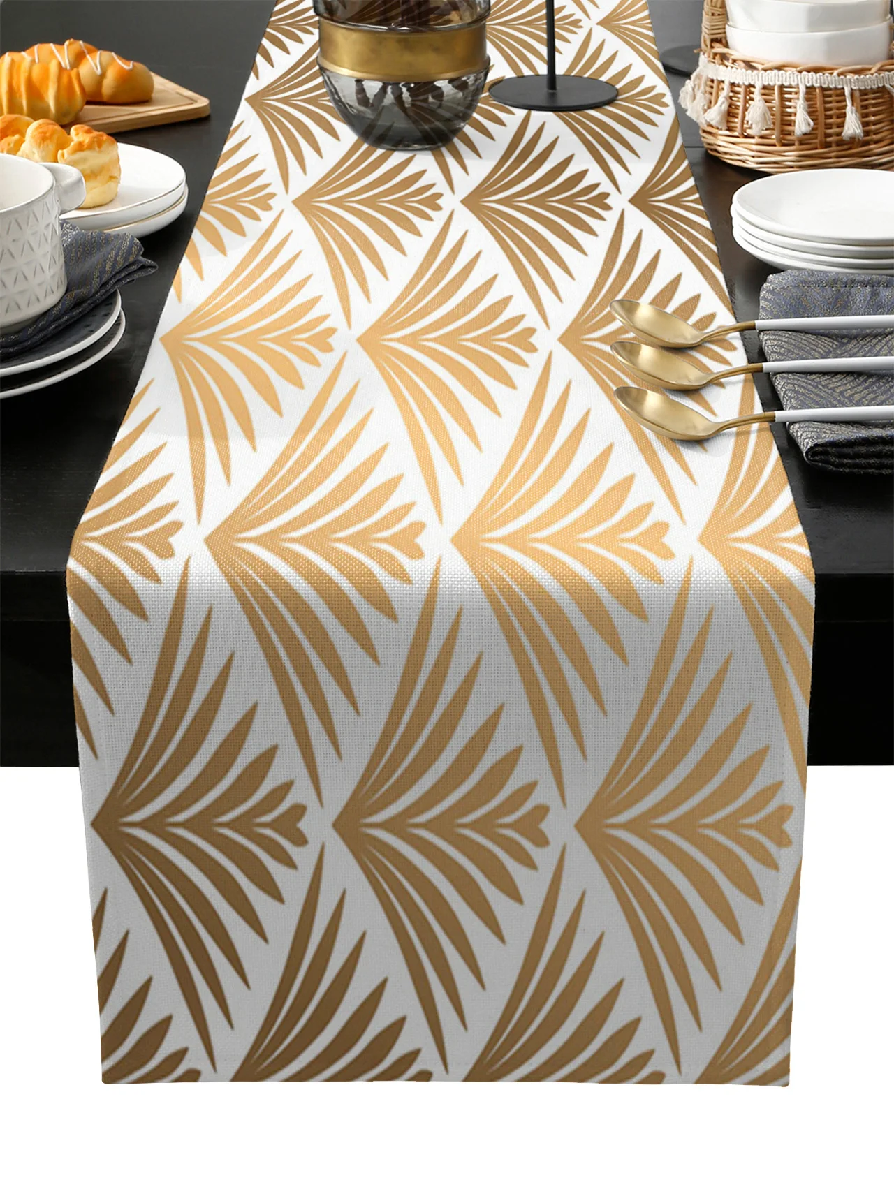 

European Retro Table Runner Wedding Festival Table Decoration Home Decor Kitchen Table Runners Placemats