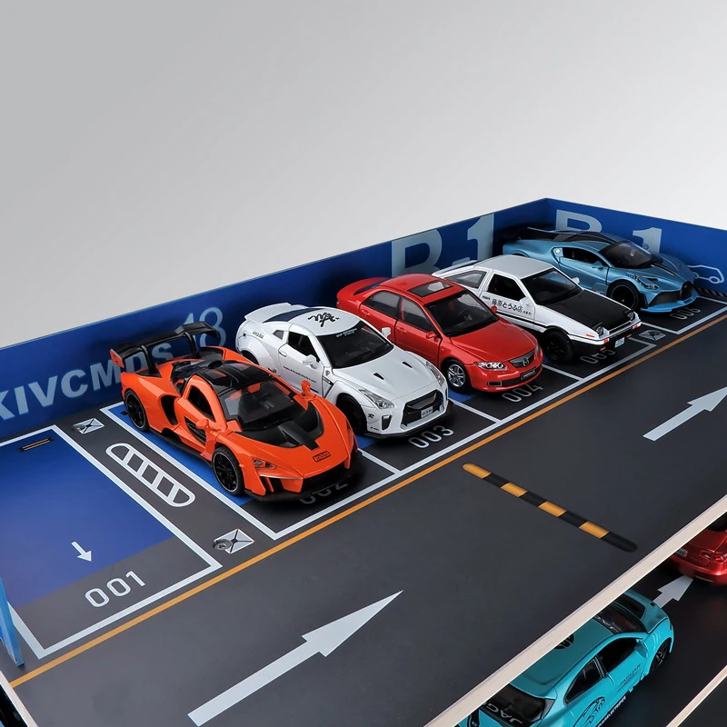 Модель автомобиля Diorama1/32 здание на 2-5 этажей миниатюрный гараж деревянная