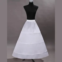 bridal petticoat crinoline 3 hoops petticoat underskirt for a line wedding dress