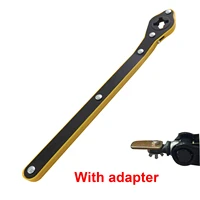 auto labor saving jack ratchet wrench car cross type garage tire rust resistant wrench handle labor saving wrench with adapters