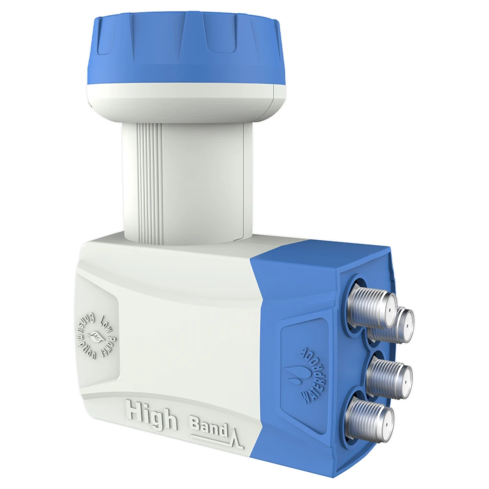 Двойной Quad LNB 4k спутниковый ресивер LNB Универсальный full hd 4 выход Водонепроницаемая тарелка KU Band LNBF 60dB усиление Ku-Band для DVB-S2X/S2/S Двойной Quad LNB 4k спутниковый ресивер LNB Универсальный full hd 4 выход Водонепроницаемая тарелка KU Band LNBF 60dB усиление Ku-Band для DVB-S2X/S2/S