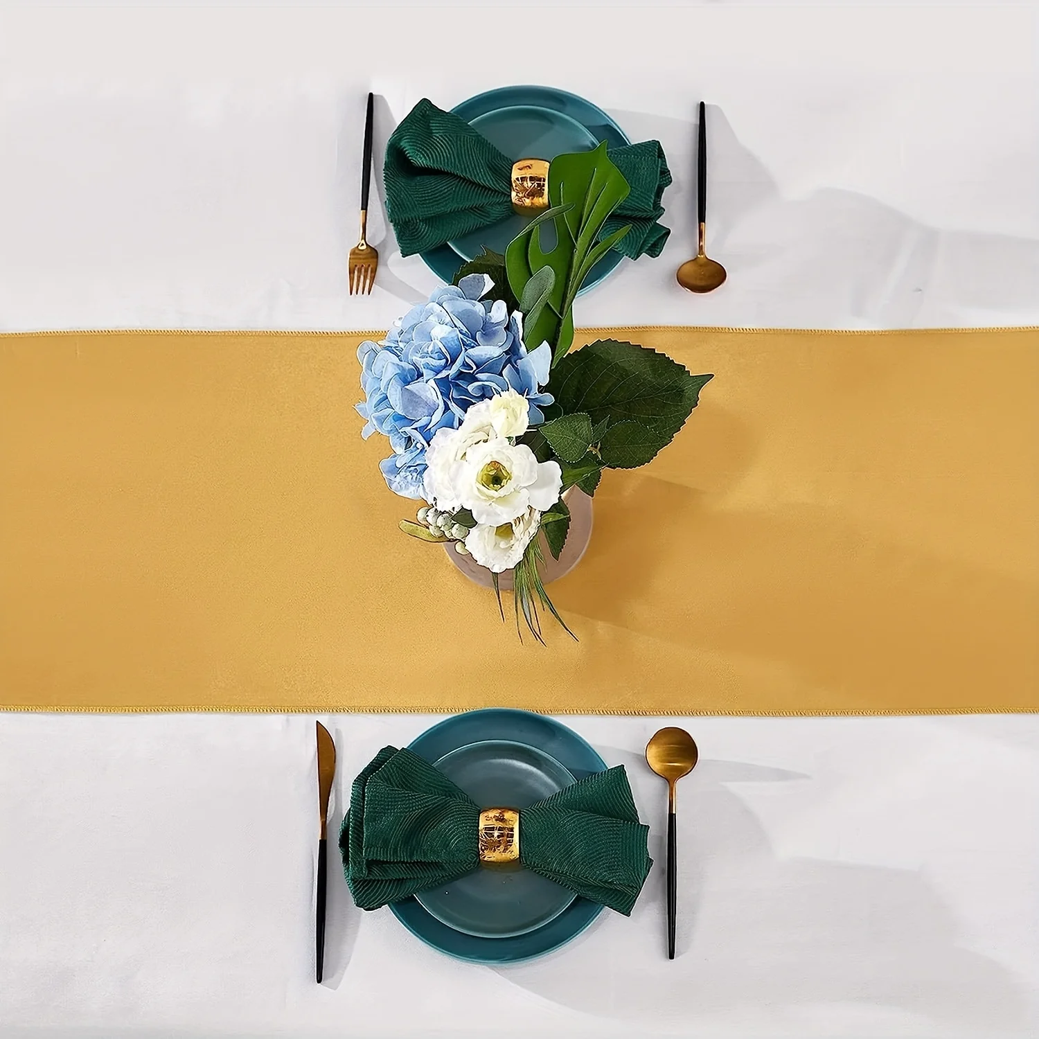 10 упаковок блестящих золотых атласных скатерть — роскошь из шелка и мягкого