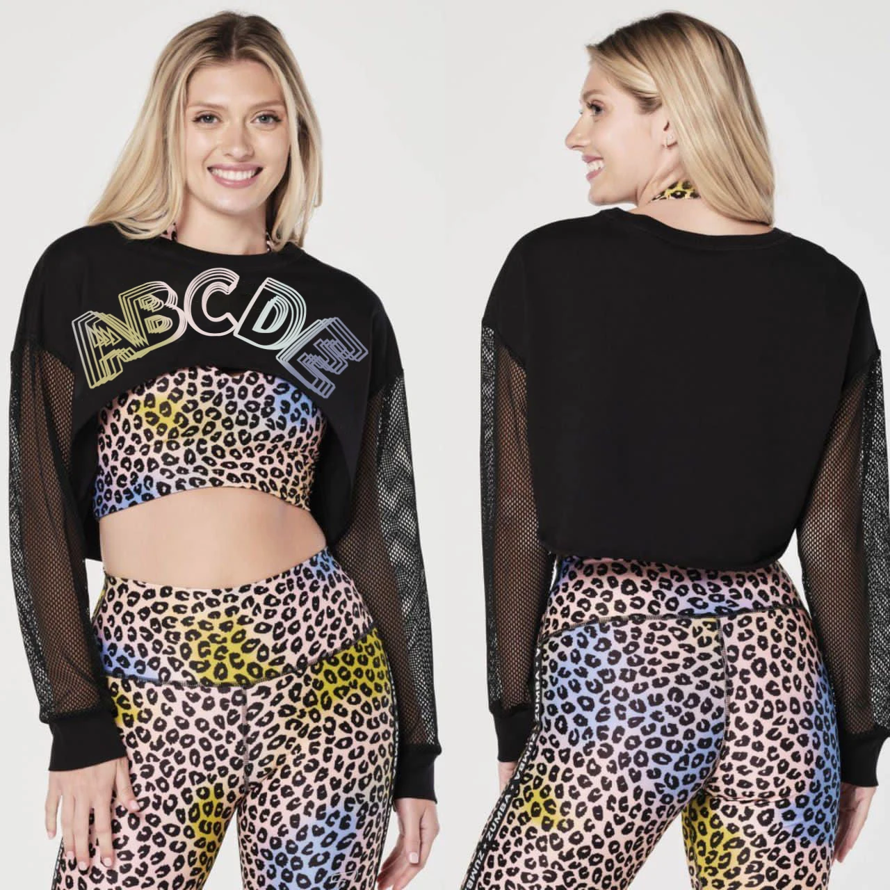 

ABCDE Sports Yoga Dancing Quick-Dry Long Sleeve T-Shirt Top