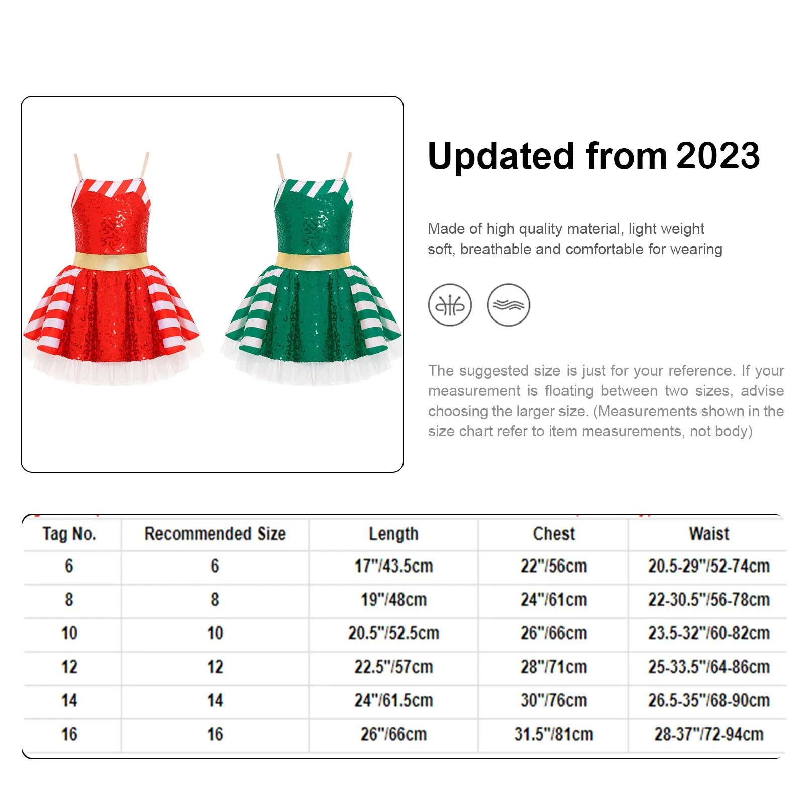 Детские Рождественские танцевальные костюмы для девочек искусственное платье