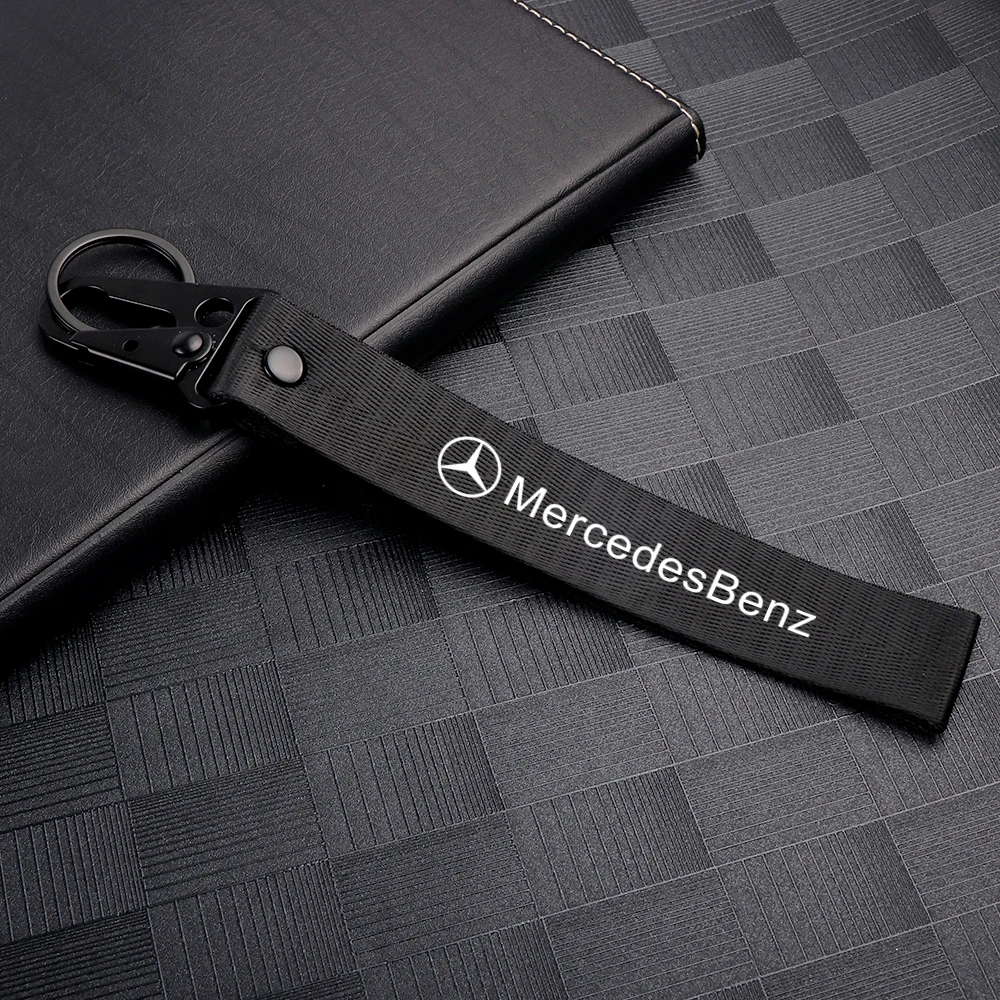

Металлический кожаный автомобильный брелок с дистанционным управлением для Mercedes Benz AMG E C G R S Class W176 W204 GLA Автоматические брелки-подвеска