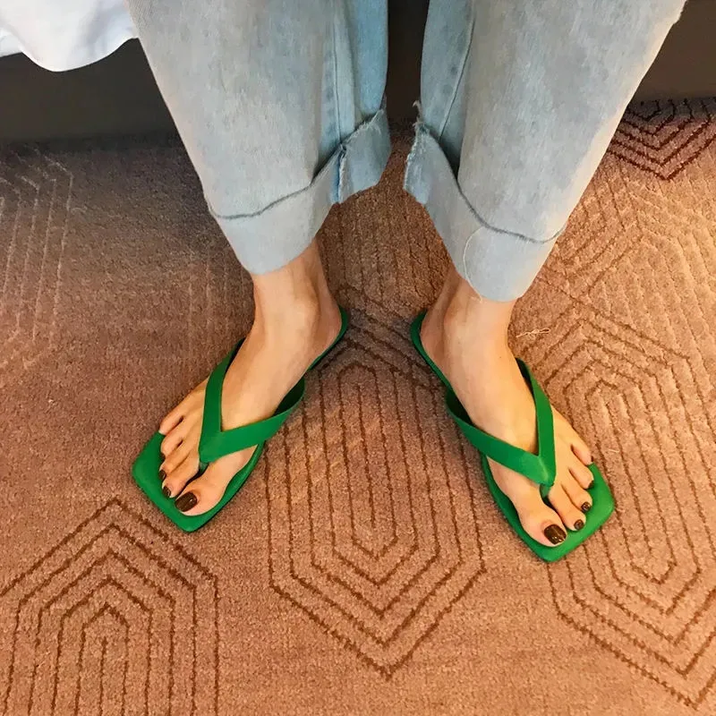 Женские мюли с квадратным носком Goth