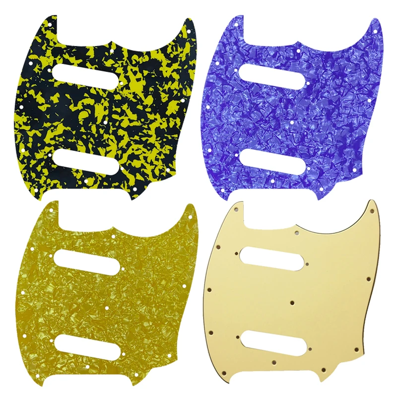 

Feiman Guitar Parts - Factory New Arrivals For Fender American Mustang Guitar No Control Hole Best Guitar Scratch Plate