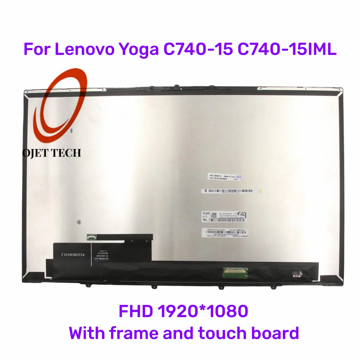 

Для Lenovo Yoga C740-15 15,6 "FHD 1920*1080 ЖК-дисплей с дигитайзером в сборе 5D10S39585