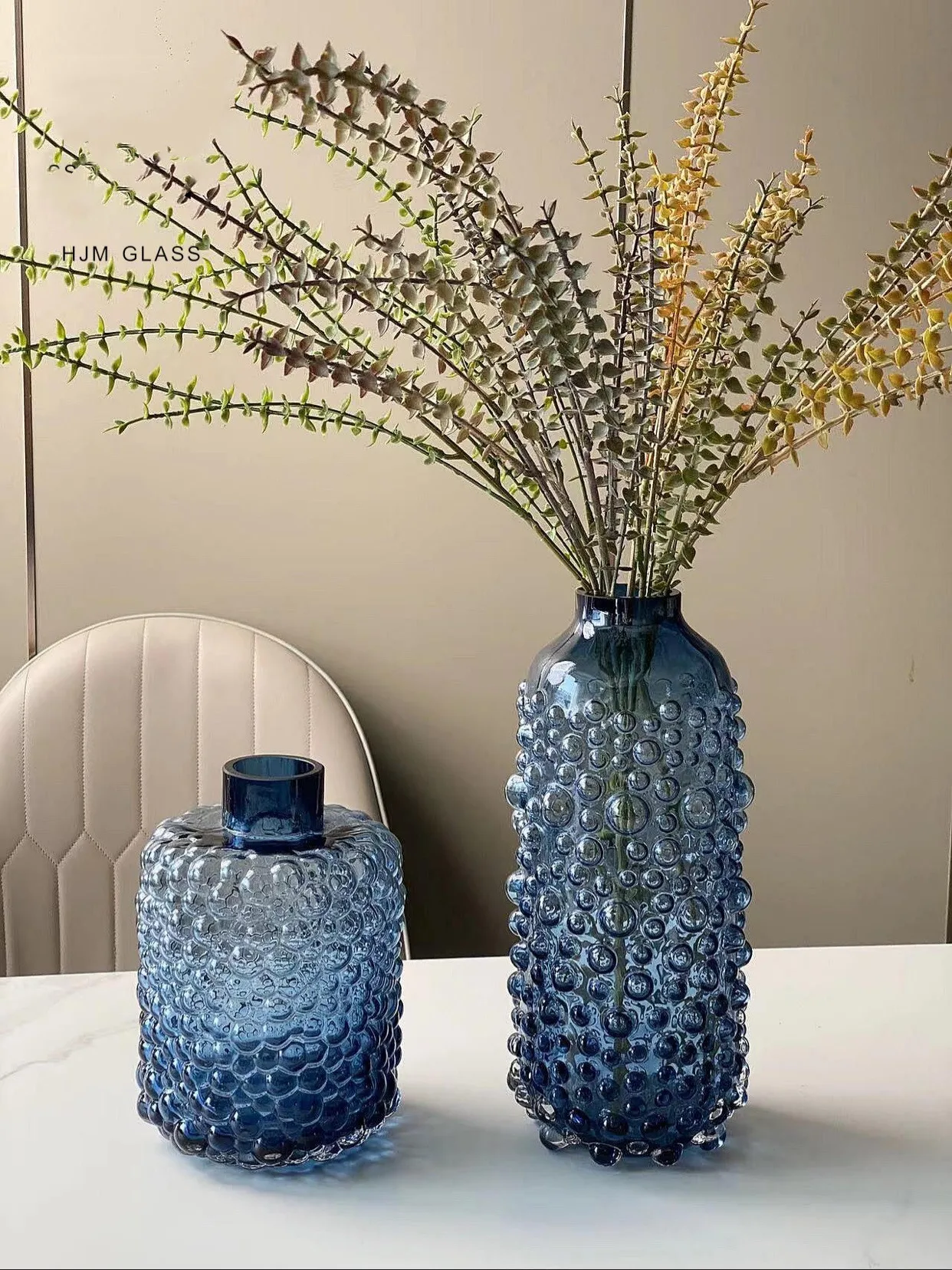 

Стеклянная ваза с неровной текстурой, прозрачный стеклянный цветок, аксессуары для гидропоники, вазы для украшения дома