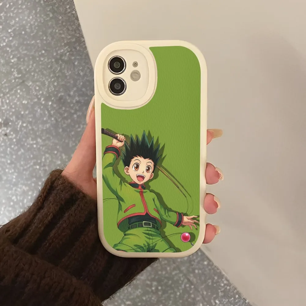 Чехол для телефона Anime Hunter X из жесткой кожи iPhone 14 13 12 Mini 11 Pro Max Xs Xr 7 8 Plus 6 6s