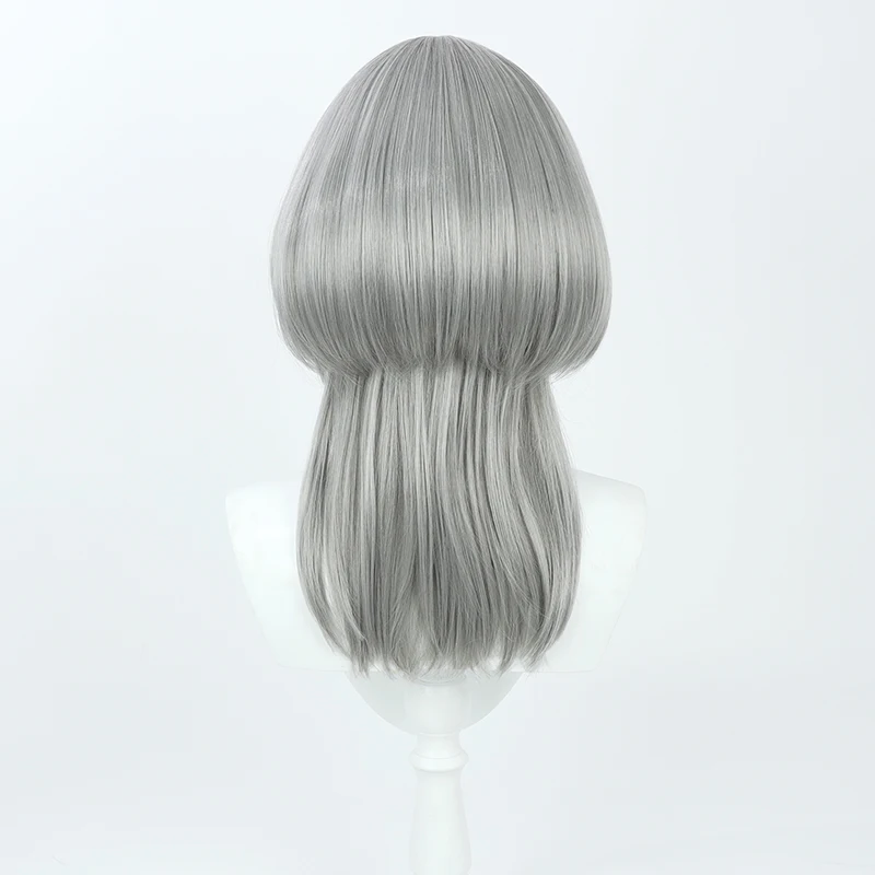 Парик для косплея Hoolheyak Arknights серые короткие синтетические волосы термостойкие