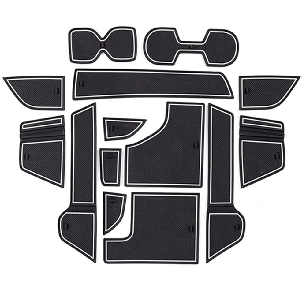 

Автомобильный коврик для дверного слота, нескользящий внутренний подходящий для дверного отсека, подкладки для центральной консоли для ...