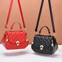 2022 casual fashion classic luxury womens pu leather small crossbody bags with short handle shoulder purses and handbag