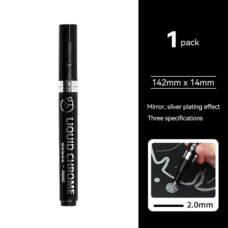 

Хромированный зеркальный маркер Borrence