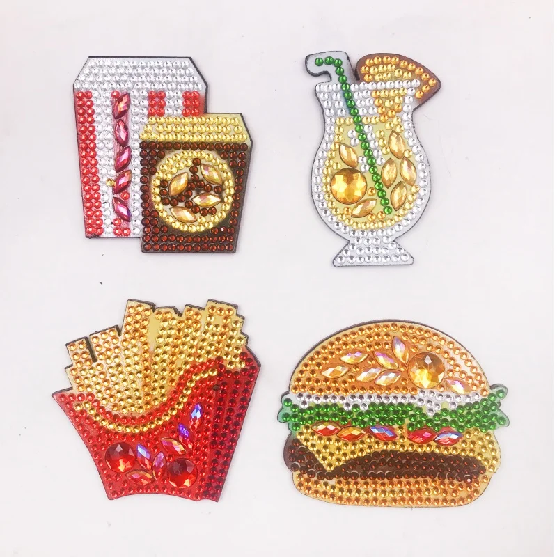 

DIY Refrigerator Magnetic Stickers Diamond Painting Stickers Fridge Magnets Home Decoration