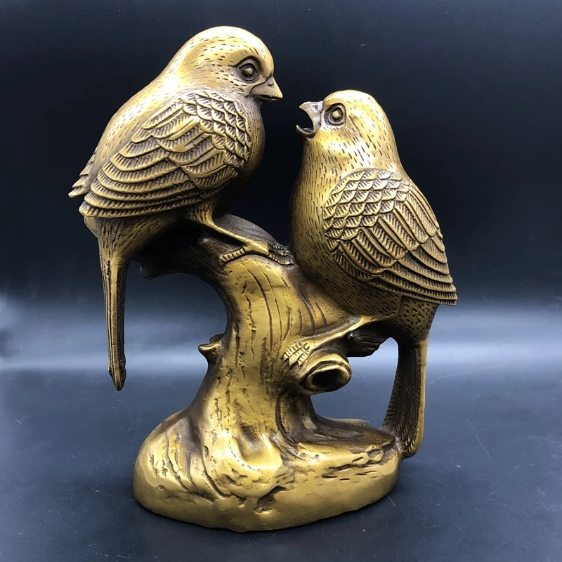 Деревенские старые предметы настольное украшение с двойной радостью Qianlong времен