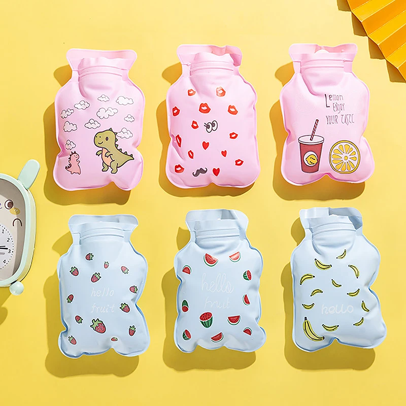 Милая мультяшная бутылка для горячей воды из ПВХ креативная сумка наполнения