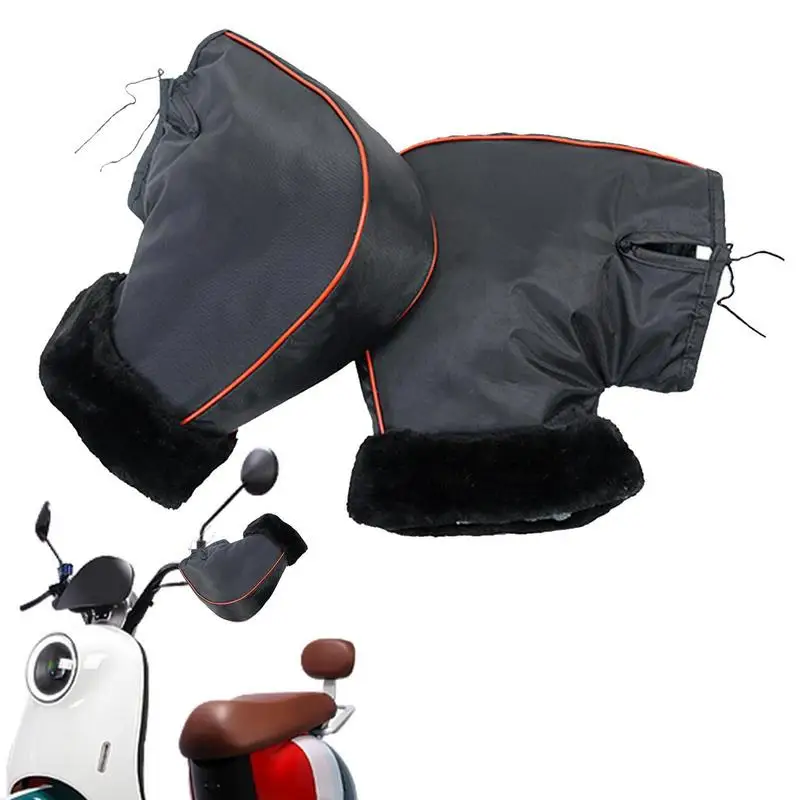 

Motorcycle Handlebar Gloves Windproof Mittens Hand Warmer Waterproof Warm Motorbike Handle Bar Hand Cover Muffs