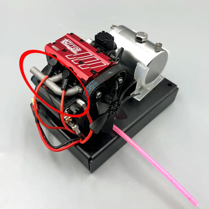 Выхлопная труба с винтовыми металлическими аксессуарами для двухцилиндрового