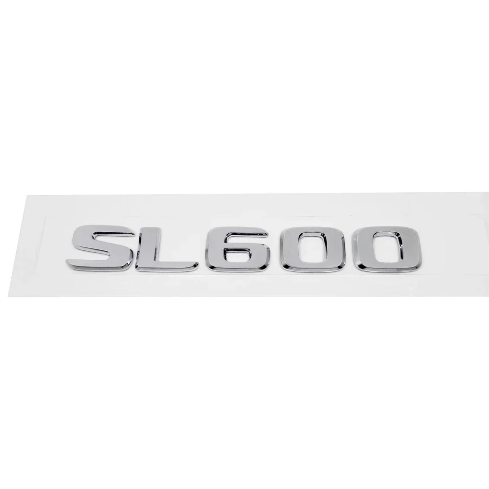 

ABS пластик SL320 SL500 SL600, задний логотип багажника, эмблема, наклейка для Mercedes Benz S Class R107 R129R230 R231