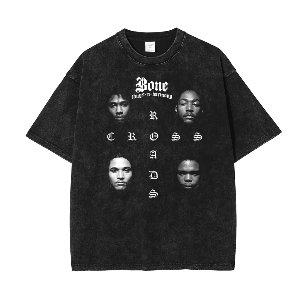 

Винтажная промытая футболка в стиле хип-хоп, футболка с портретным принтом рэпера, уличная одежда 2023, Мужская футболка большого размера, хлопковый модный топ в стиле Харадзюку