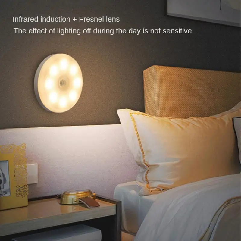 

Sensor Night Light Health And Energy Saving Meet An Urgent Need Magnetism Portable Intellect Smart Home Long Life Of Led Chips