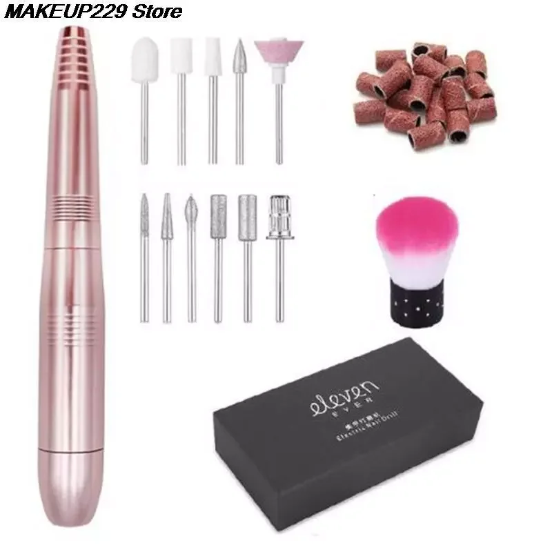 

1 Набор электрическая дрель для ногтей ручка машинка для маникюра портативная пилка для ногтей дрель шлифовальный станок Инструменты для м...