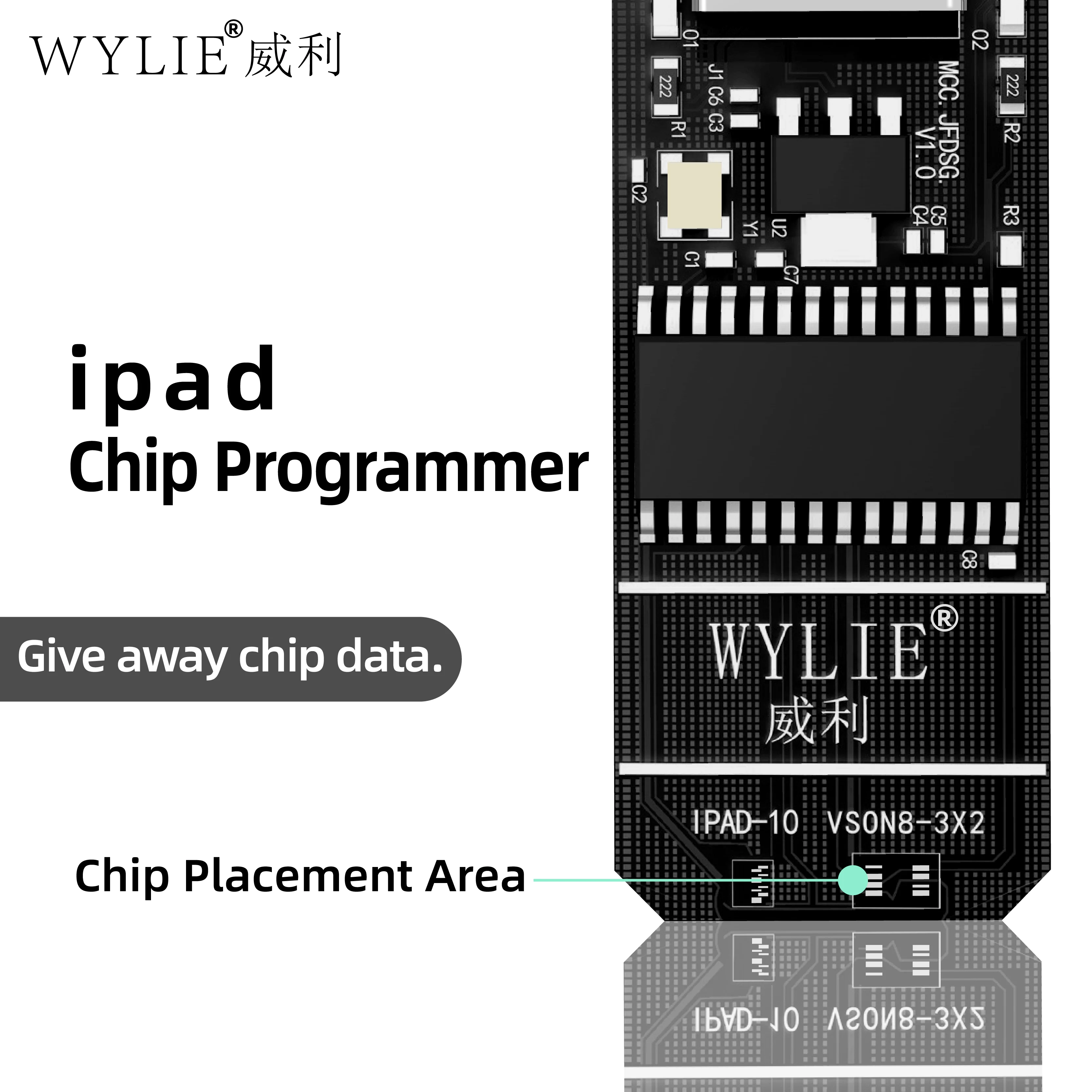 Фото Программатор чипов iPad WYLIE 2-го поколения для IP16PRO, 16PM/SAMSUNG/Air 5 всех моделей с функцией восстановления при неисправности зарядки Tyc, инструменты для ремонта №5