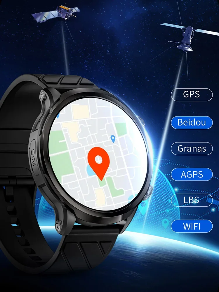 Новое поступление! Модные мужские умные часы LOKMAT 4G SIM-карта GPS Wi-Fi 1 85 дюймовый