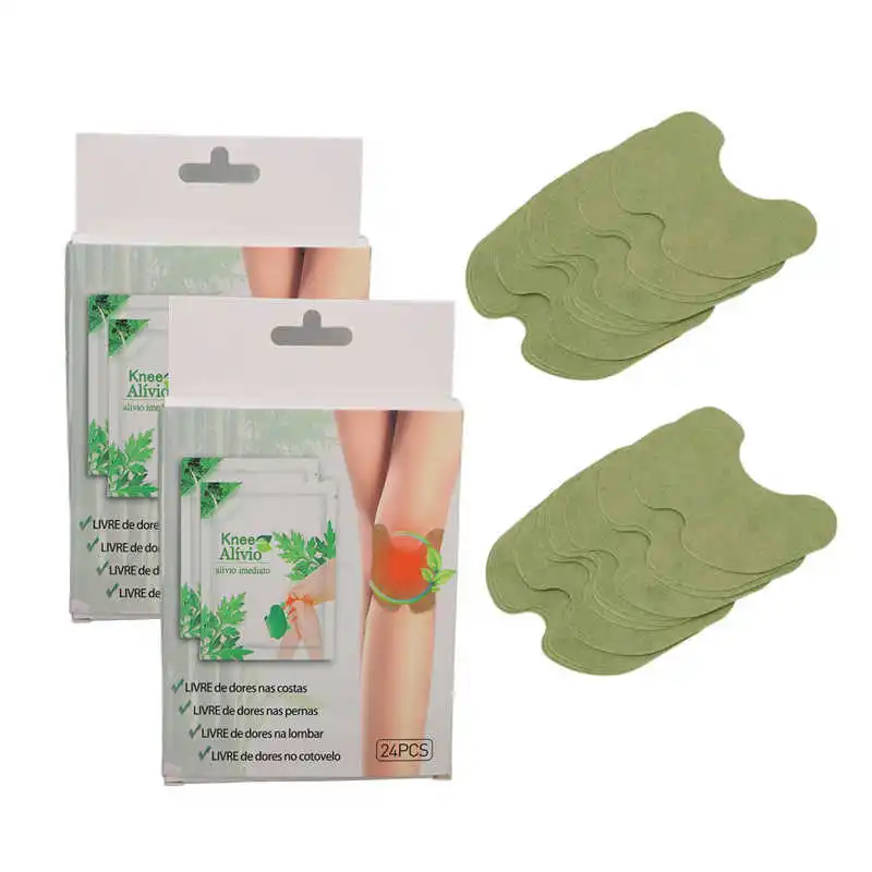 

48pcs Wormwood Knee Patch Men Women Soreness Discomfort Relief Plaster Sticker for Shoulder Neck Massage Tools
