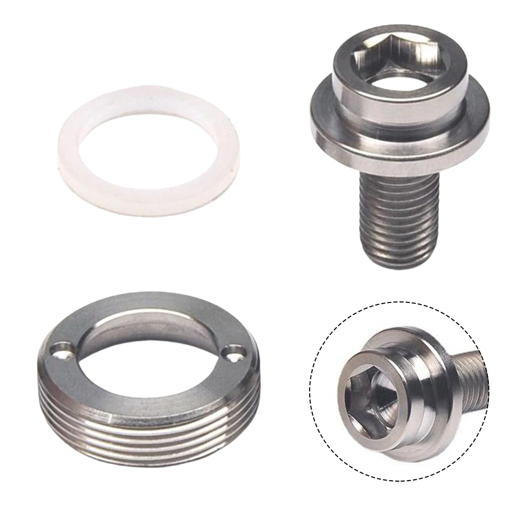 

1pc Titanium Bike Screw Bicycle Bottom Brackets Screws Hex With Dust Cover M8x15 Mountain Road Bikes Accessories