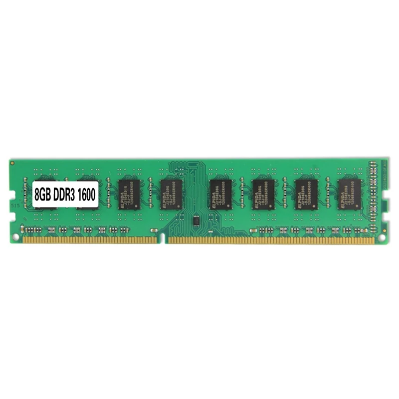 

DDR3 8G RAM Memory 1600Mhz 240 Pin Desktop Memory PC3 12800 1.5V DIMM RAM Memory For AMD Motherboards Only