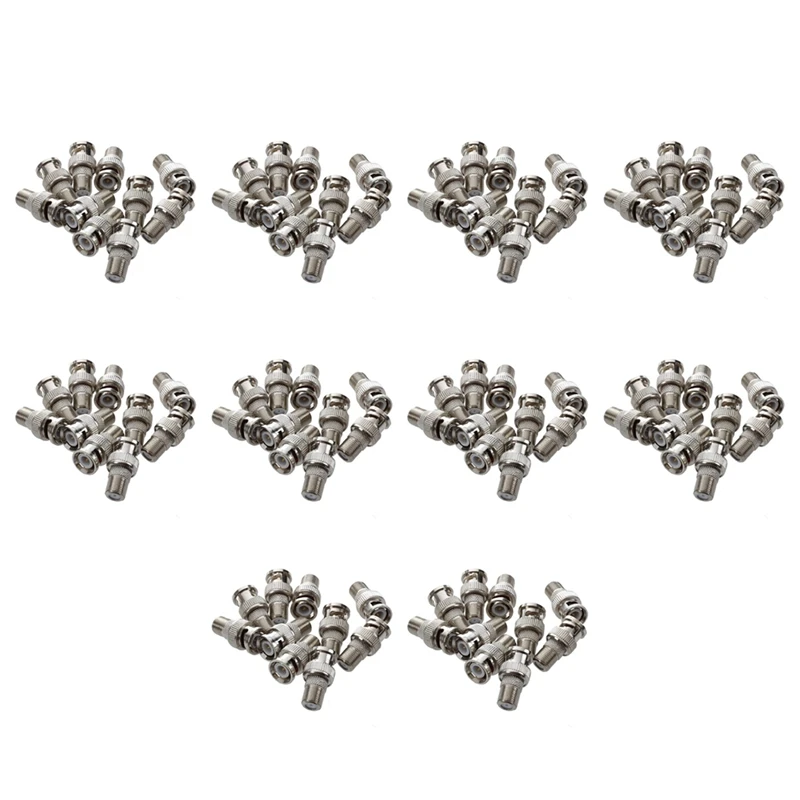 

BNC Male To F Female CCTV Camera Coax Cable Connector (Pack Of 100)