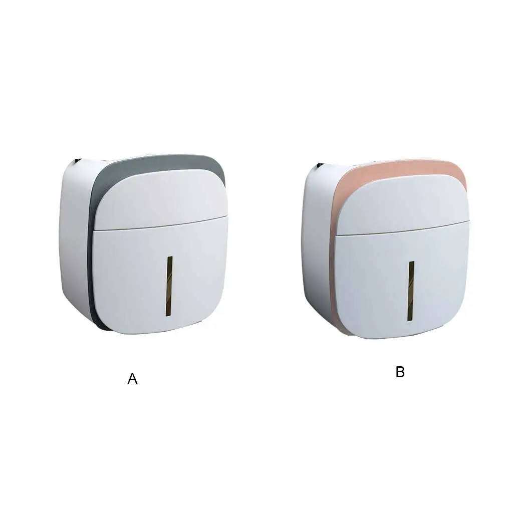 

Paper Holder Waterproof Double-Layer Home Dining Bathroom Kitchen Washroom Washroom Toilet Tissues Storage Box Shelf