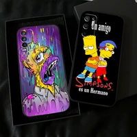 cute homer family s sim psons for xiaomi redmi note 10 10s 10t 9 9s 9t 5g phone case for redmi 10 9 9t 9a 9c back