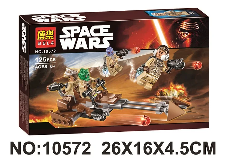 

10572 Star Force Awakens Rebel Alliance Battle Pack Action Building Blocks Bricks toy