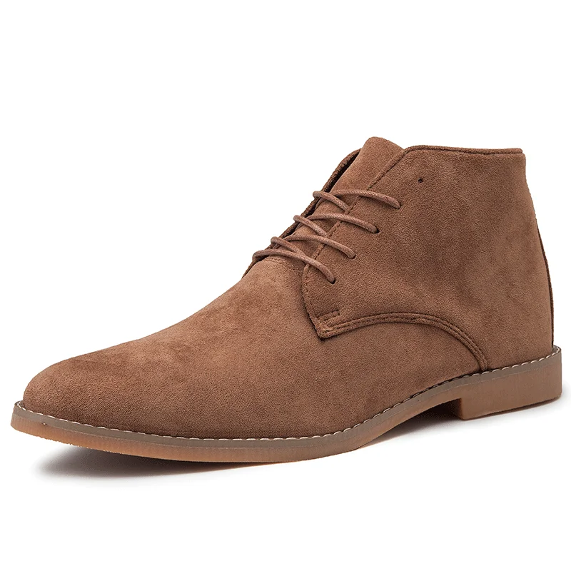 

Spring Autumn Men Dress Oxfords Shoes Outdoor Suede Leather Sneakers Man Moccasins Work Business Shoes Soft Male Ankle Boots