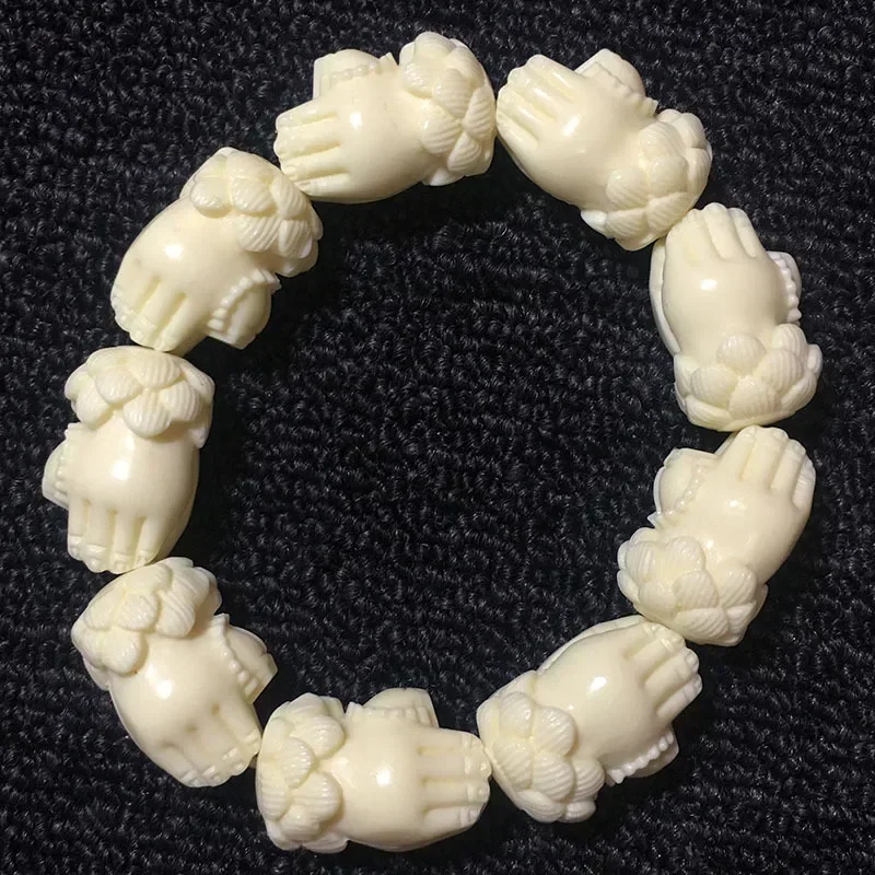 Женский браслет с изображением лотоса бергамота