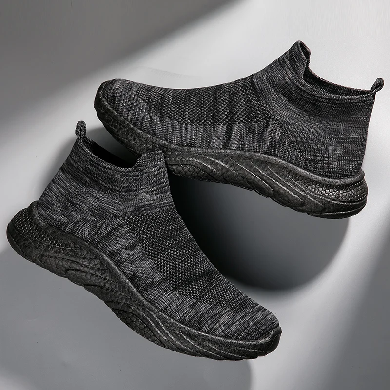 Дышащие Мужские Повседневные Кроссовки С Мягкой Сеткой Теннисные Туфли Без