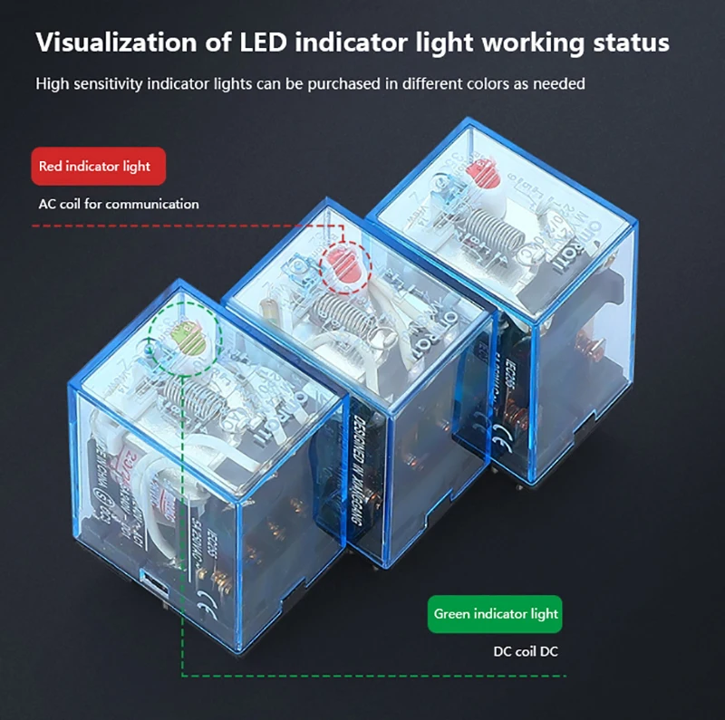 С основанием MY2NJ Маленькое промежуточное реле 220 В переменного тока 24 12
