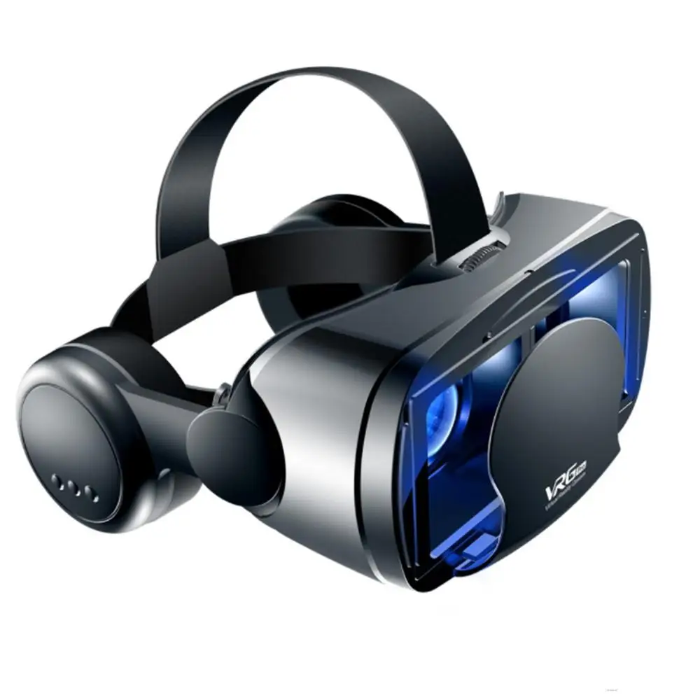 

VRG Pro 3D Glasses Virtual Reality Full Screen Visual 7 Inches Moblie Gam with Controller Binoculars For IPhone Huawei Samsung
