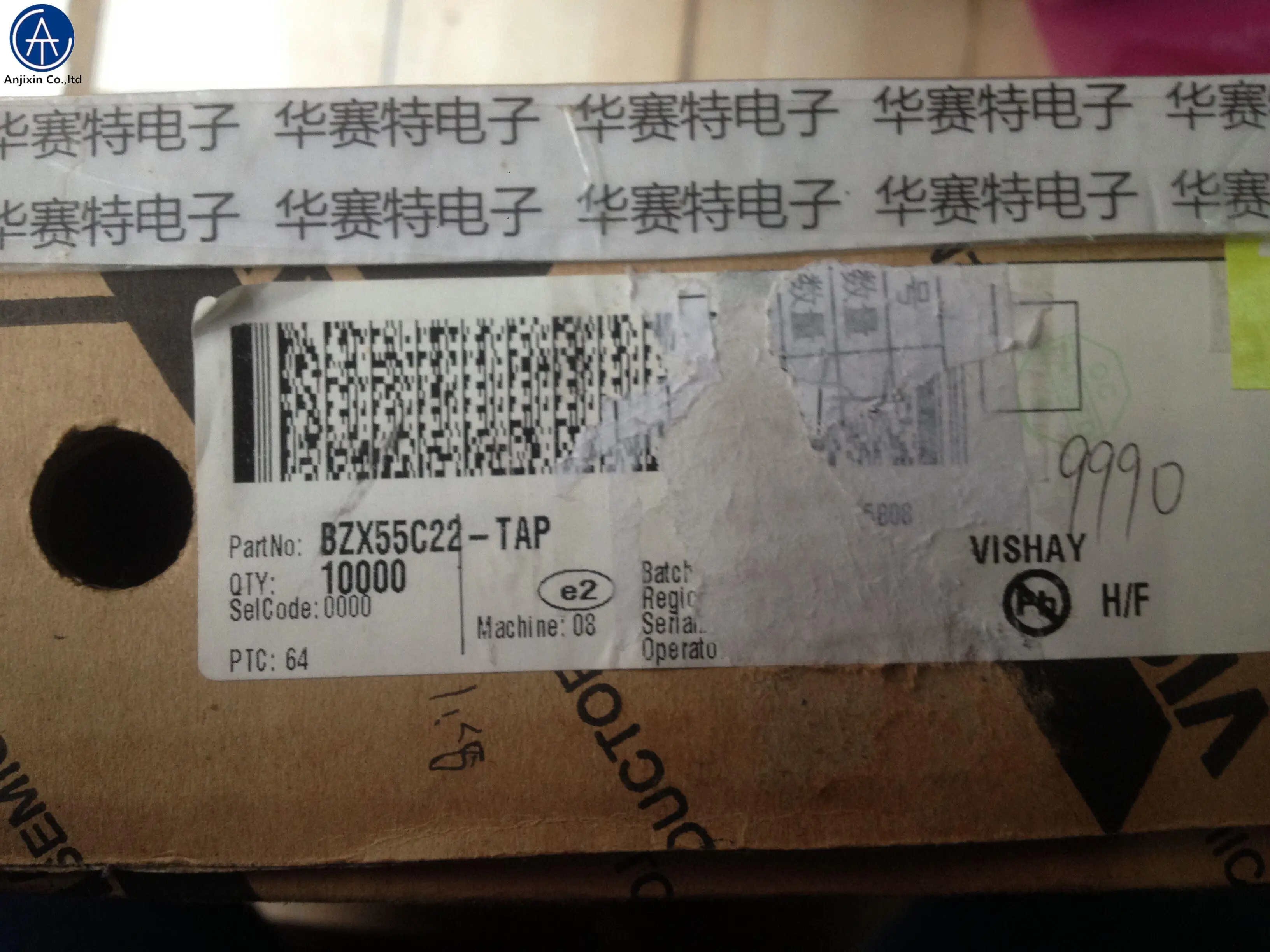 50 шт., 100% оригинальная новая фотовспышка BZX55C22 DO-35 0,5 Вт/22 в