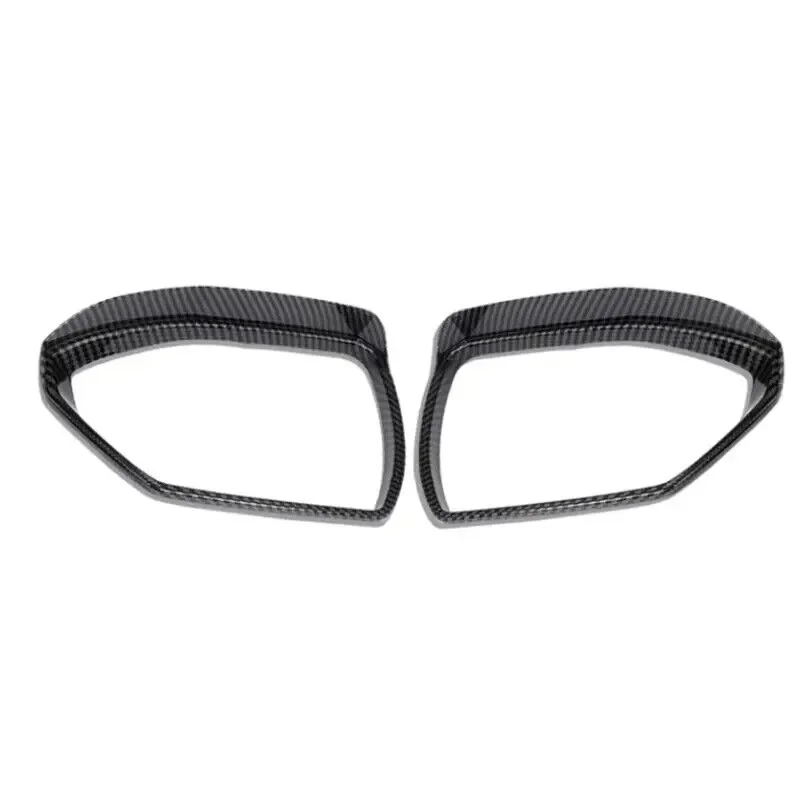 

Для Hyundai Tucson 2021 2022 2023, автомобильное боковое зеркало заднего вида, защита от дождя и бровей, рамка, наклейка, защитная пленка, внешний карбон