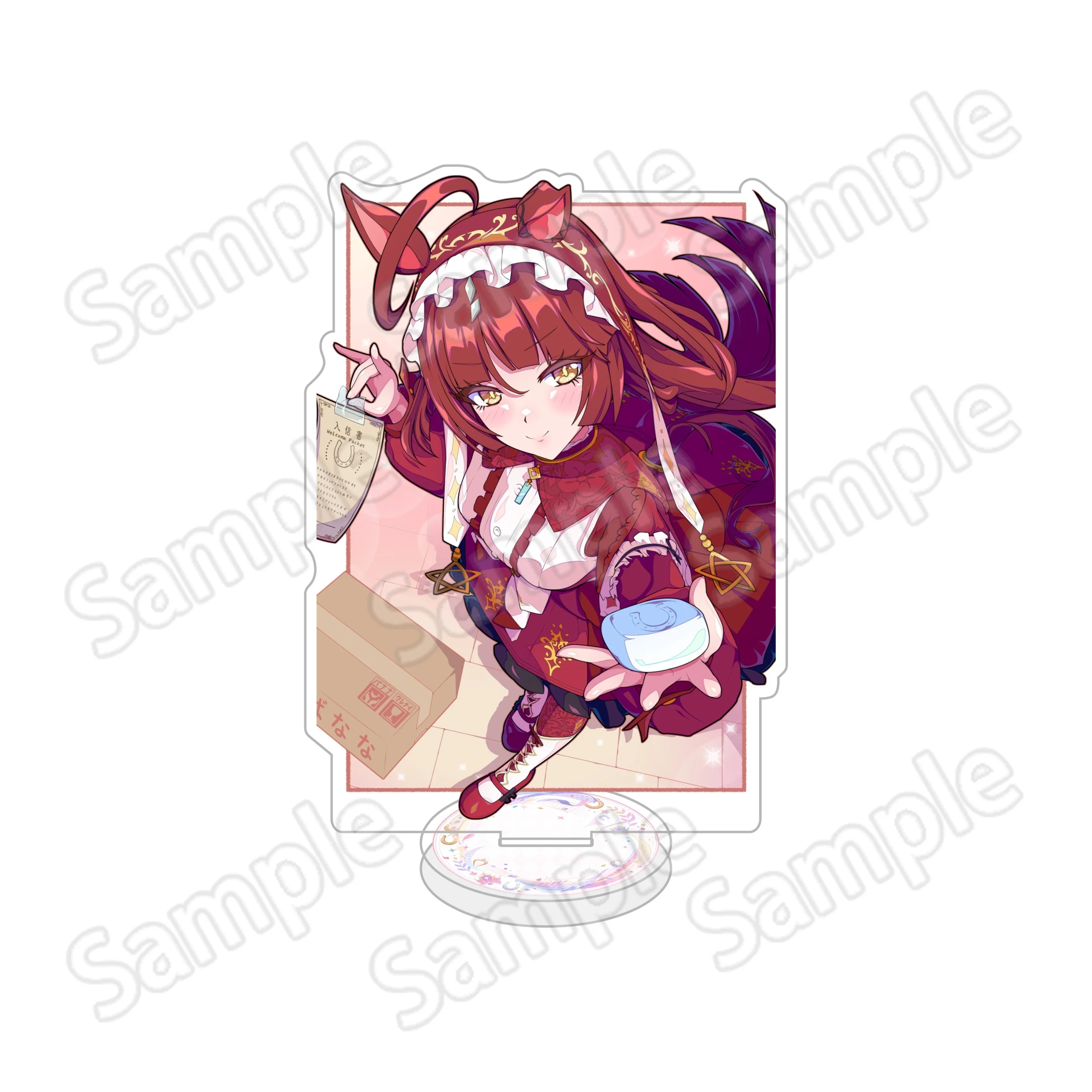 Аниме Uma Musume 15 см акриловая подставка-брелок с персонажами Хокко Тарумэ и Верксина Эйр Грув, декор для рабочего стола, хобби, коллекционный подарок. (art.: 3920dcd772de0) - 3920dcd772de0